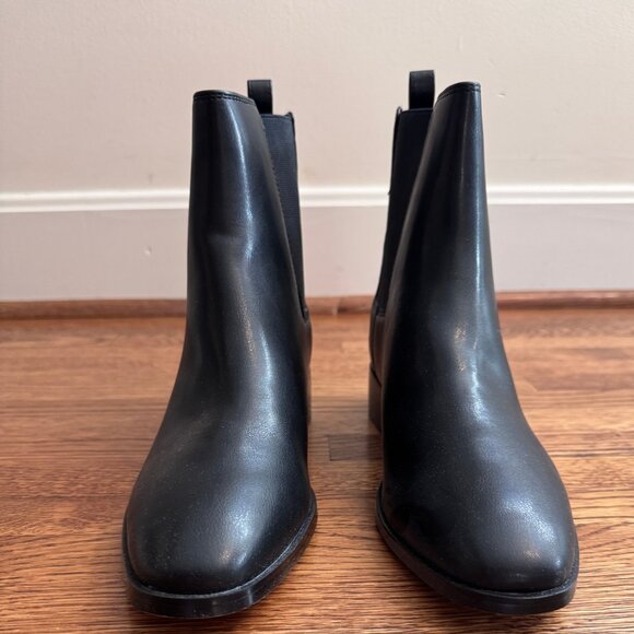 NEW J.Crew Factory Chelsea Boots | Black Ankle Booties Size 7.5 - Picture 3 of 12